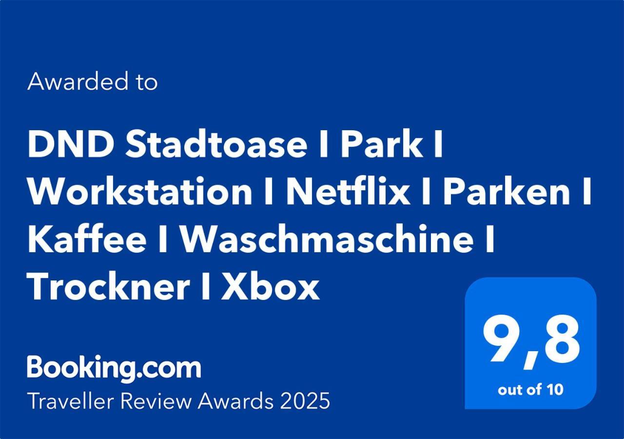 Dnd Stadtoase I Park I Workstation I Netflix I Parken I Kaffee I Waschmaschine I Trockner I Xbox Würzburg Buitenkant foto